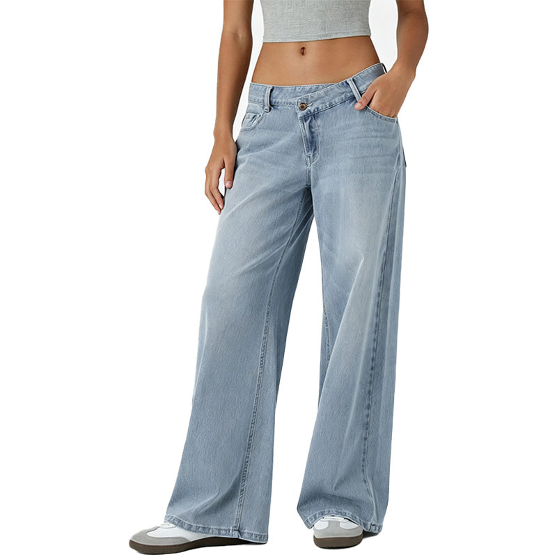 Everyday Straight Wide Leg Jeans