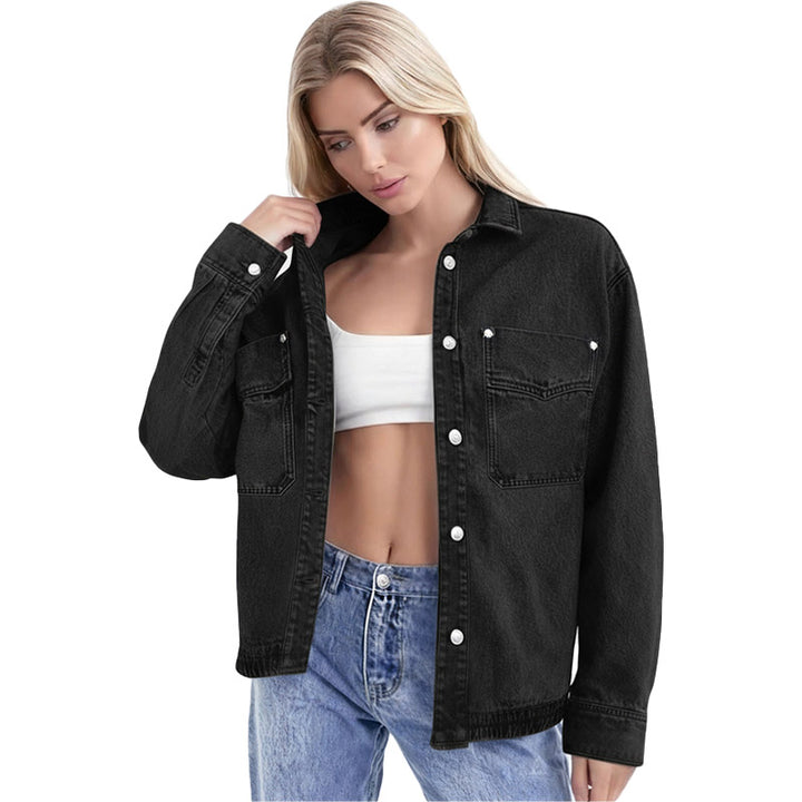 Relaxed Denim Shirt Jacket