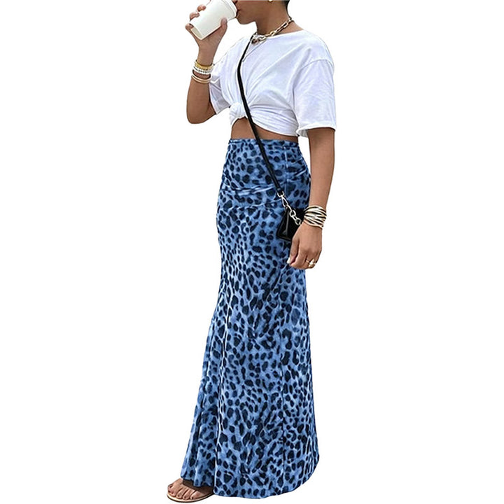 Relaxed Leopard Print Skirt
