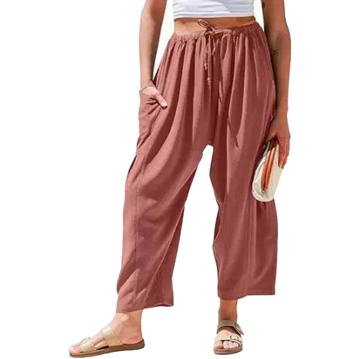 Relaxed Cargo Wide Leg Pants