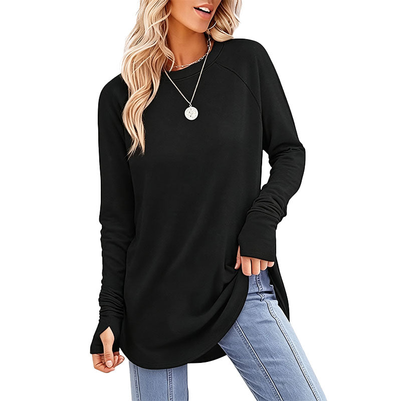 Longline Raglan Sleeve Tunic