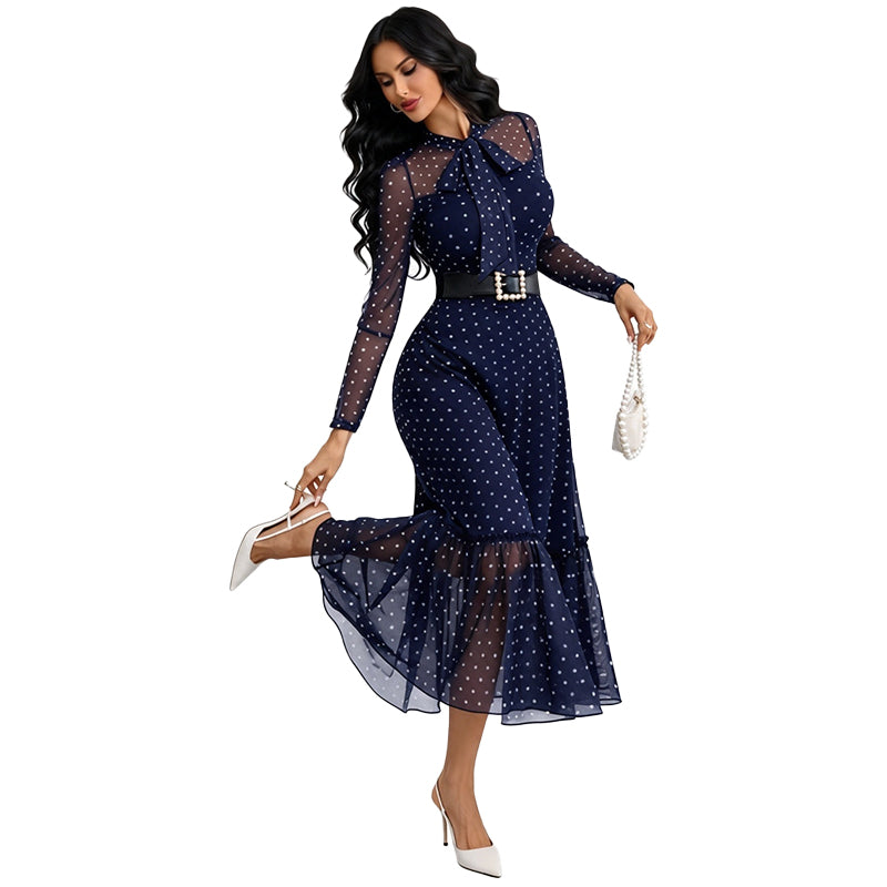 Sheer Polka Dot Dress