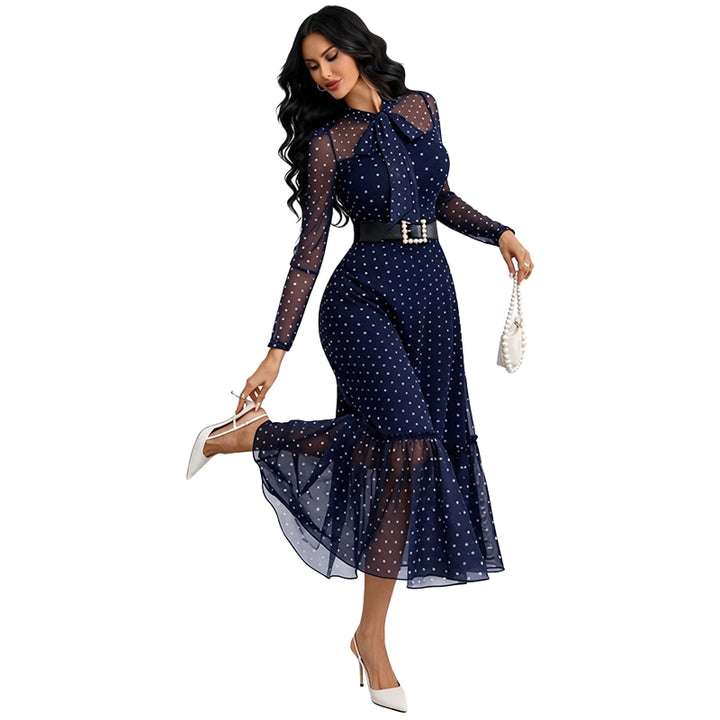 Sheer Polka Dot Dress