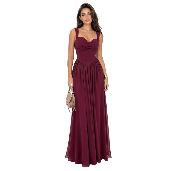 Sweetheart Corset Maxi Dress