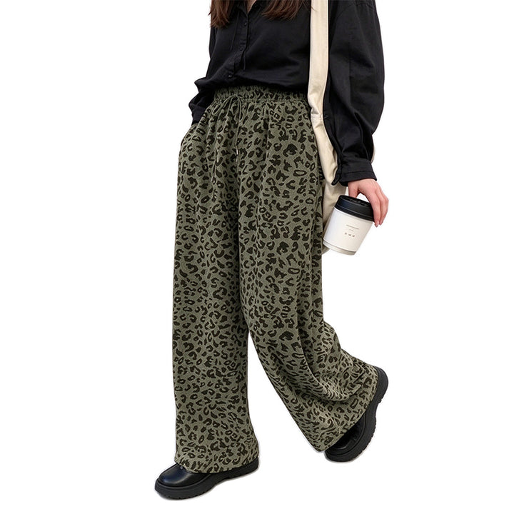 Leopard Wide Leg Pants