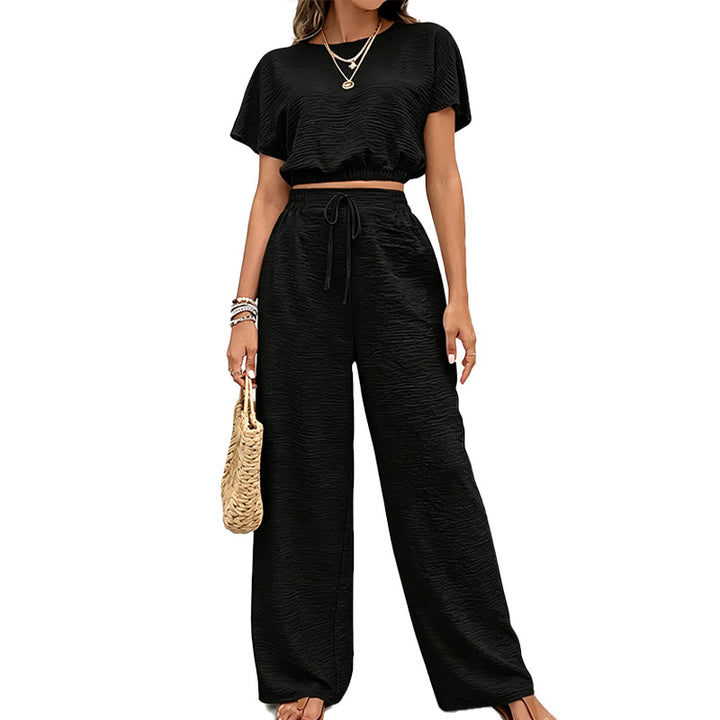 Relaxed Wide Leg Lounge Set