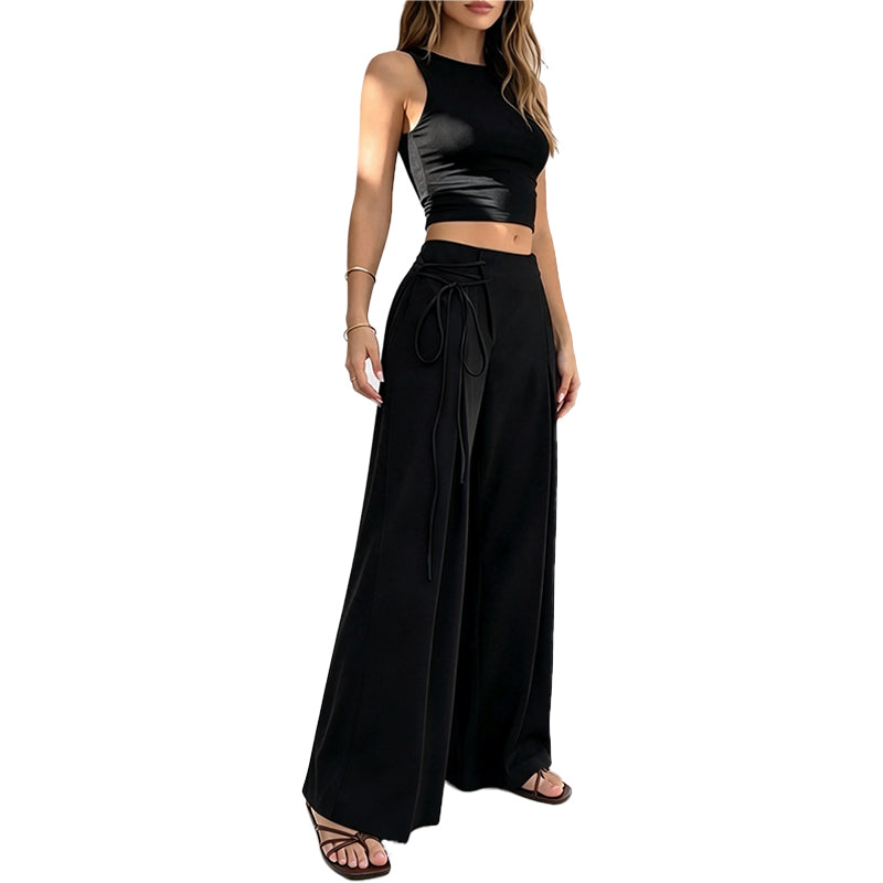 High Waist Wide Leg Pants