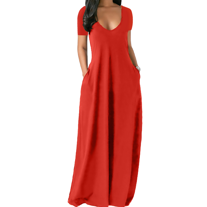 Relaxed Pocket Maxi Dress