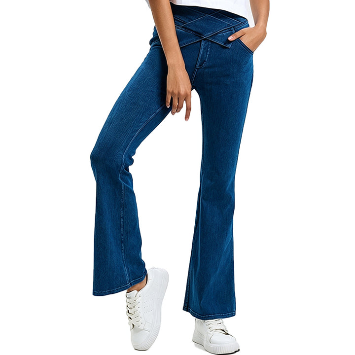 High Rise Flare Denim Jeans