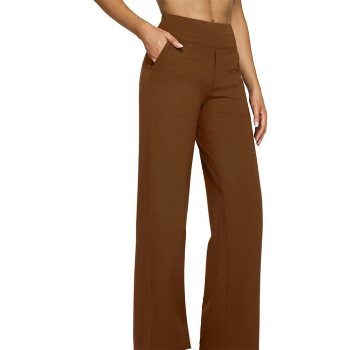 High Waist Wide Leg Dress Pants