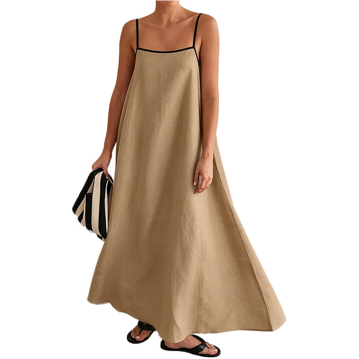 Minimalist Spaghetti Strap Maxi Dress