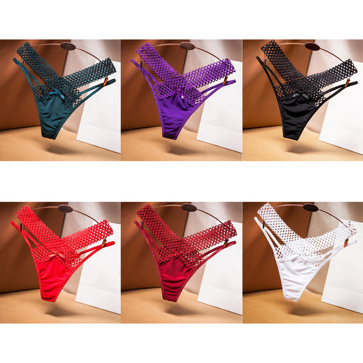 French Cross Cut Ice Silk Thongs