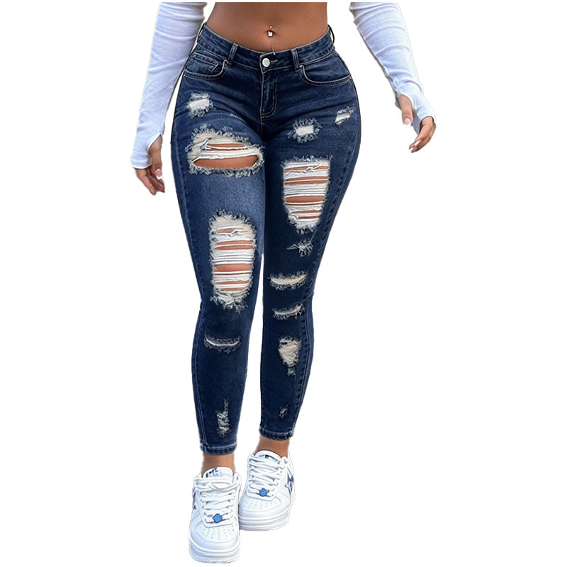 Distressed Skinny Jeans