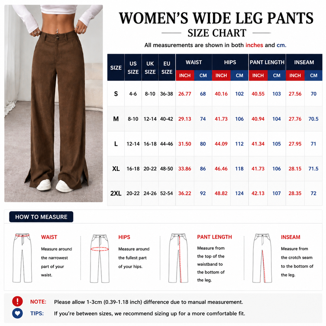 High Waist Wide Leg Pants