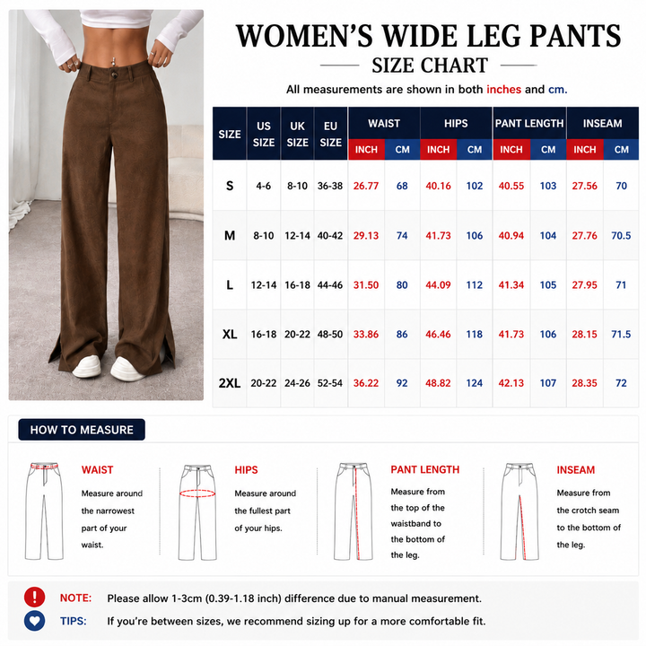 High Waist Wide Leg Pants