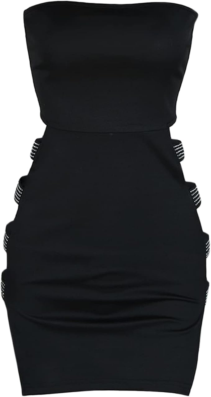 Women’s Cutout Bandage Bodycon Mini Dress