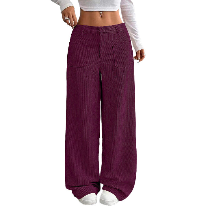 Corduroy Wide Leg Pants