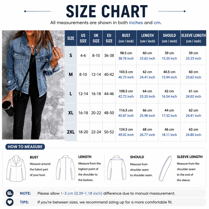 Distressed Denim Jacket