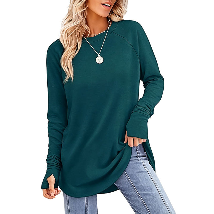 Longline Raglan Sleeve Tunic