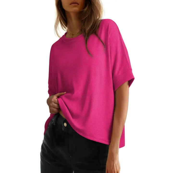 Oversized Casual Crop Top