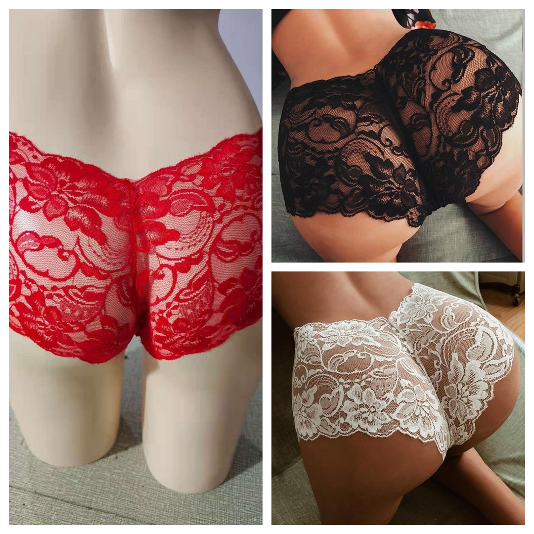 Soft Lace Briefs – Women’s Stretch Fit Panties