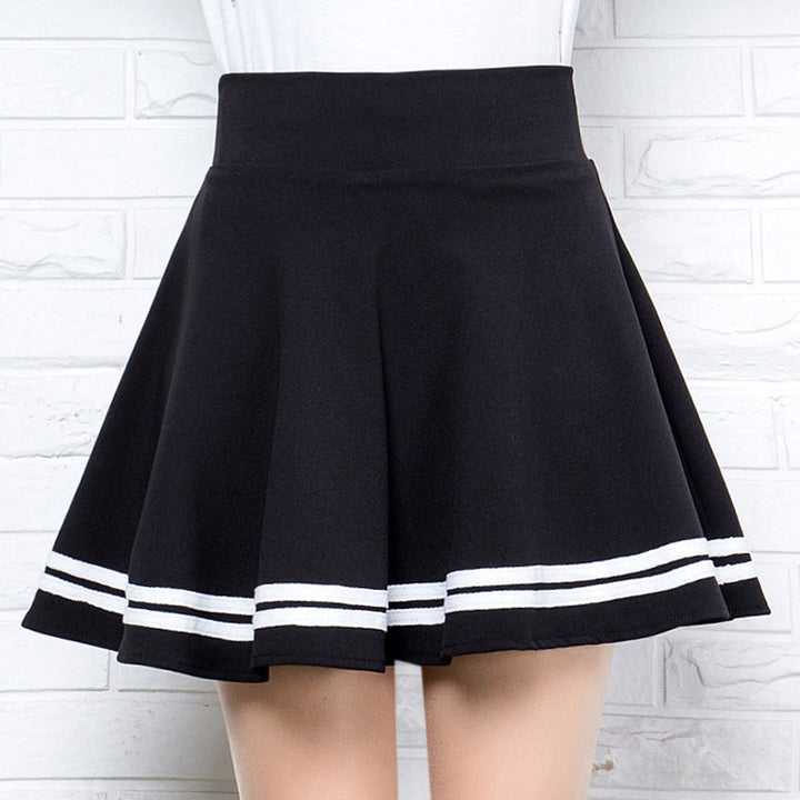 Low Neck Neckline Halter Short Top + Short Skirt