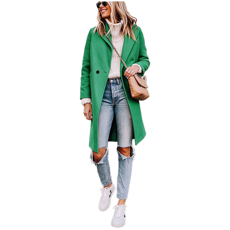 Elegant Longline Winter Coat