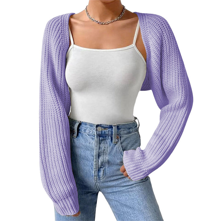 Cropped Chunky Knit Cardigan