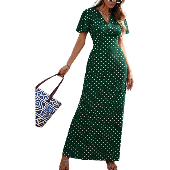 Polka Dot Maxi Dress