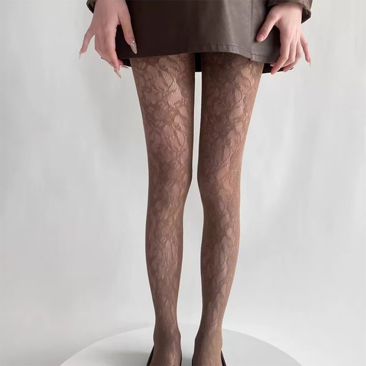 Romantic Lace Pattern Pantyhose