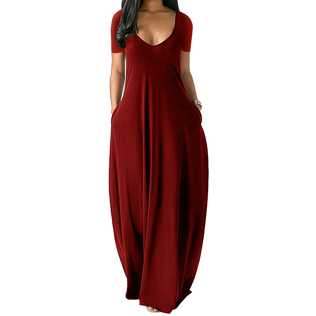 Relaxed Pocket Maxi Dress