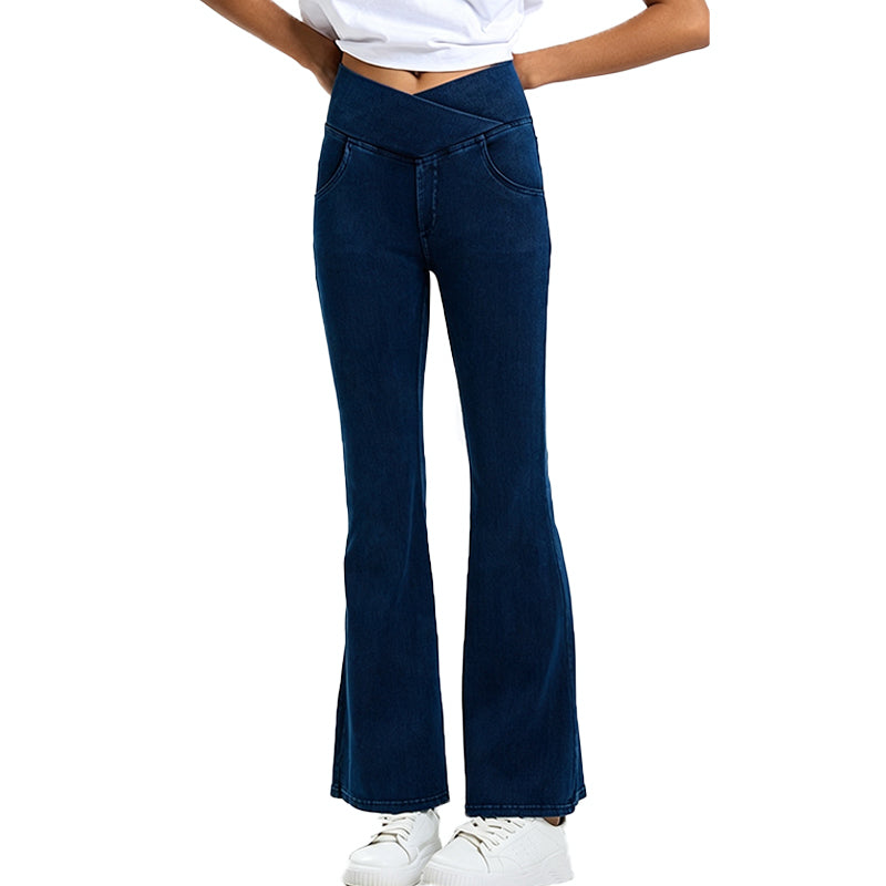 High Rise Flare Denim Jeans