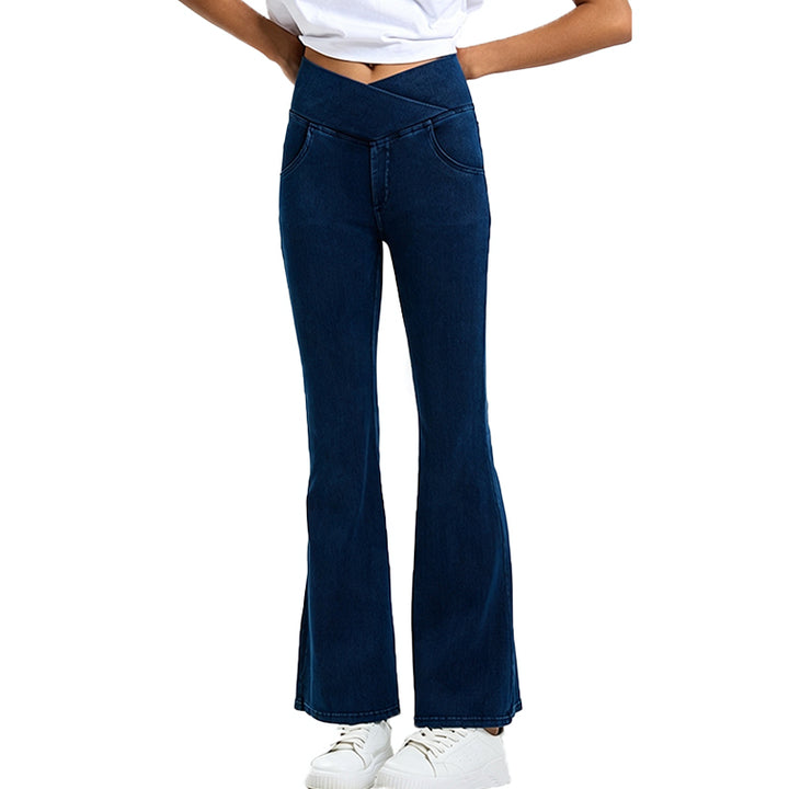 High Rise Flare Denim Jeans