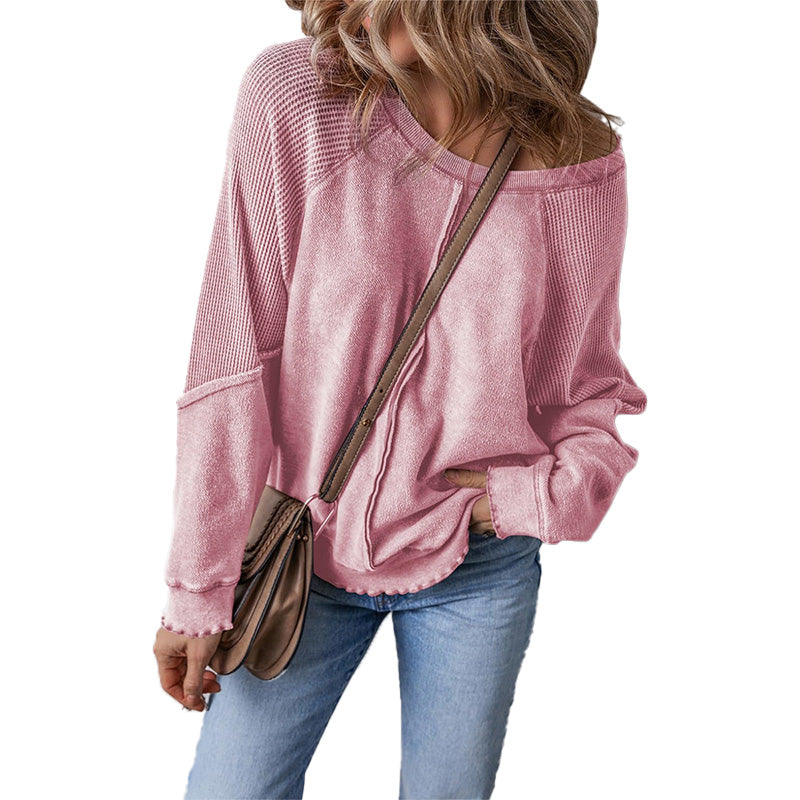 Relaxed Reverse-Seam Pullover