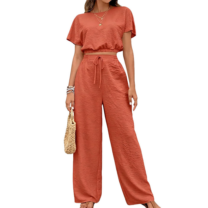 Relaxed Wide Leg Lounge Set