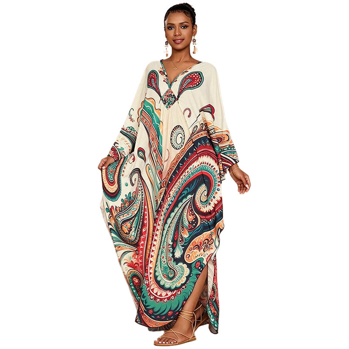 Boho Paisley Maxi Dress