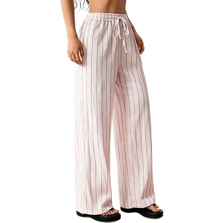 Striped Wide Leg Lounge Pants