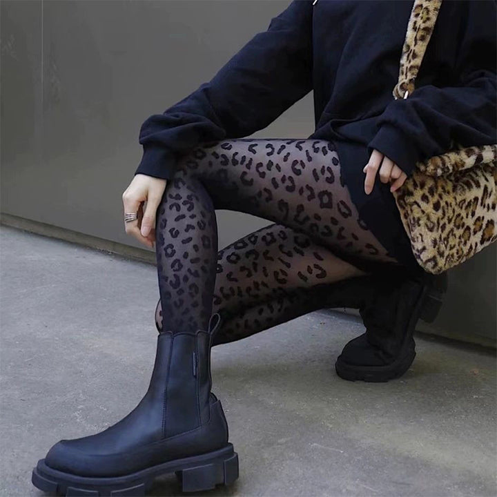 Fashion Leopard Print Hosiery
