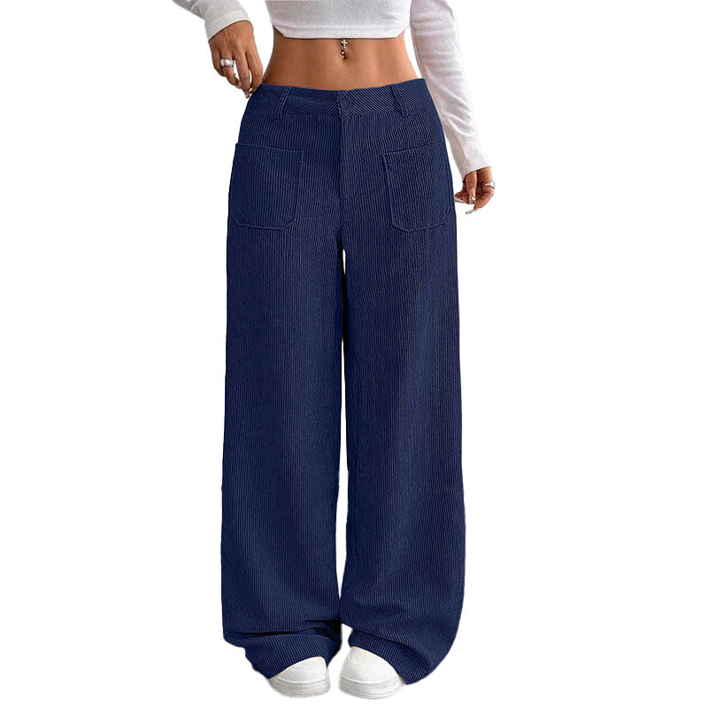 Corduroy Wide Leg Pants