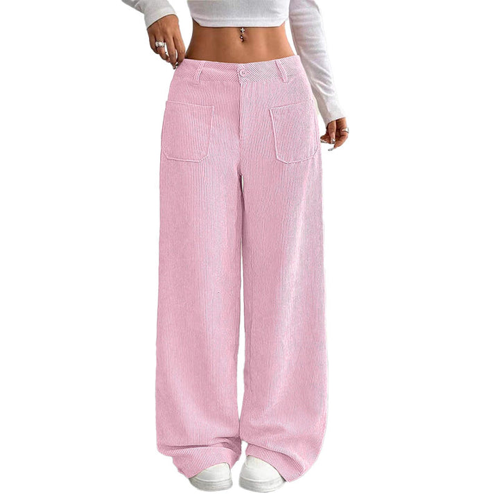 Corduroy Wide Leg Pants