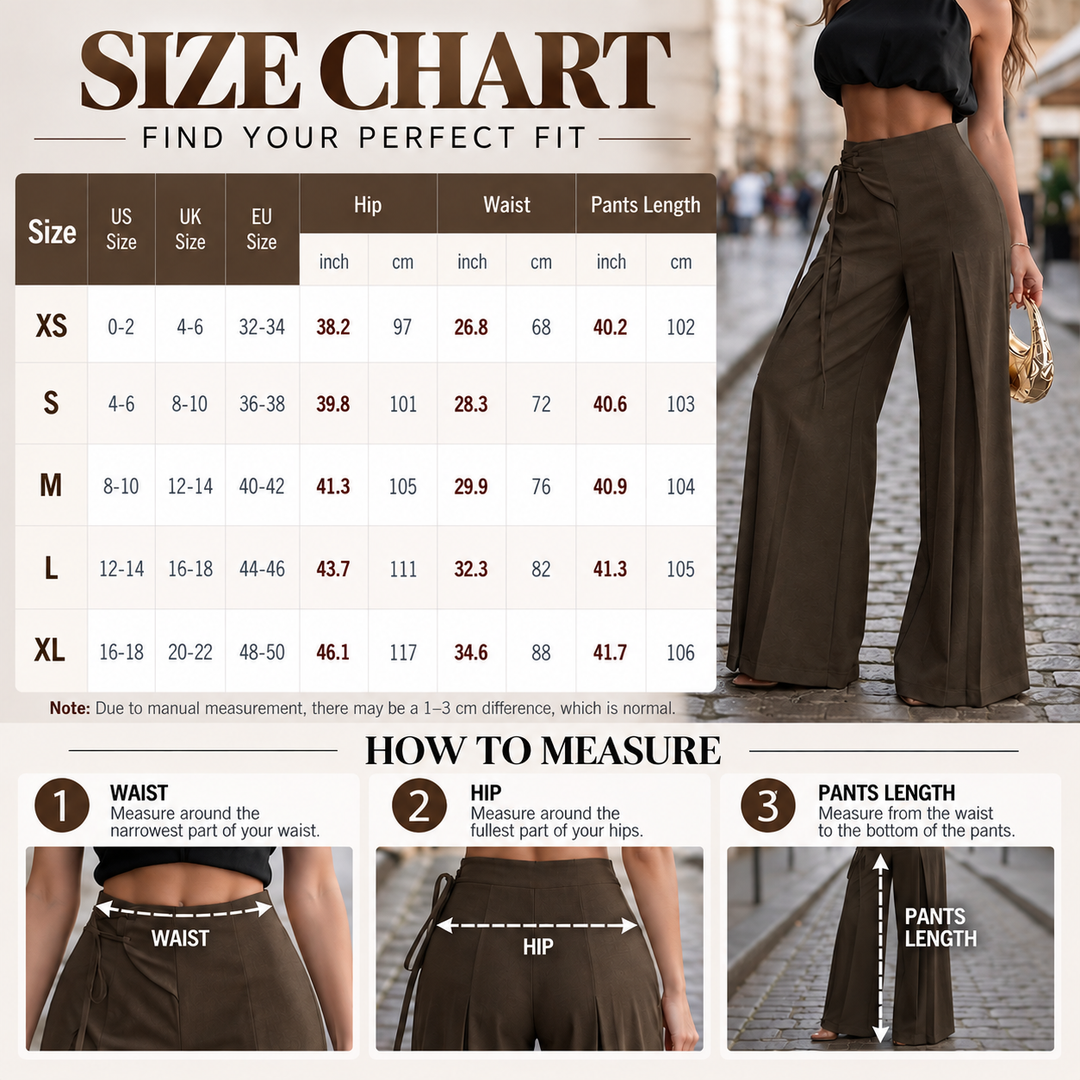 High Waist Wide Leg Pants