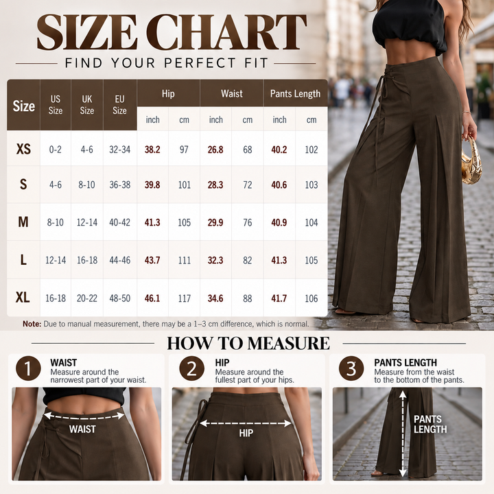 High Waist Wide Leg Pants