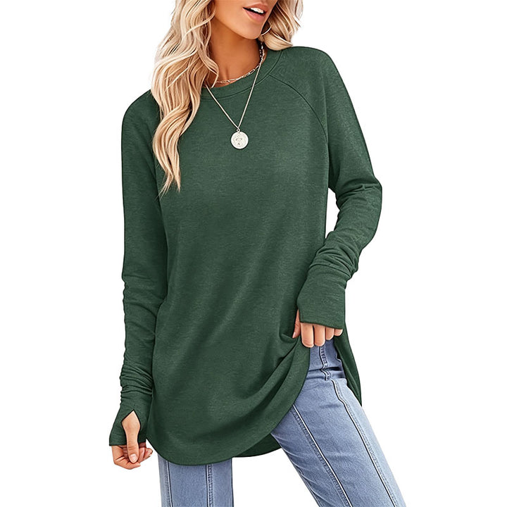 Longline Raglan Sleeve Tunic