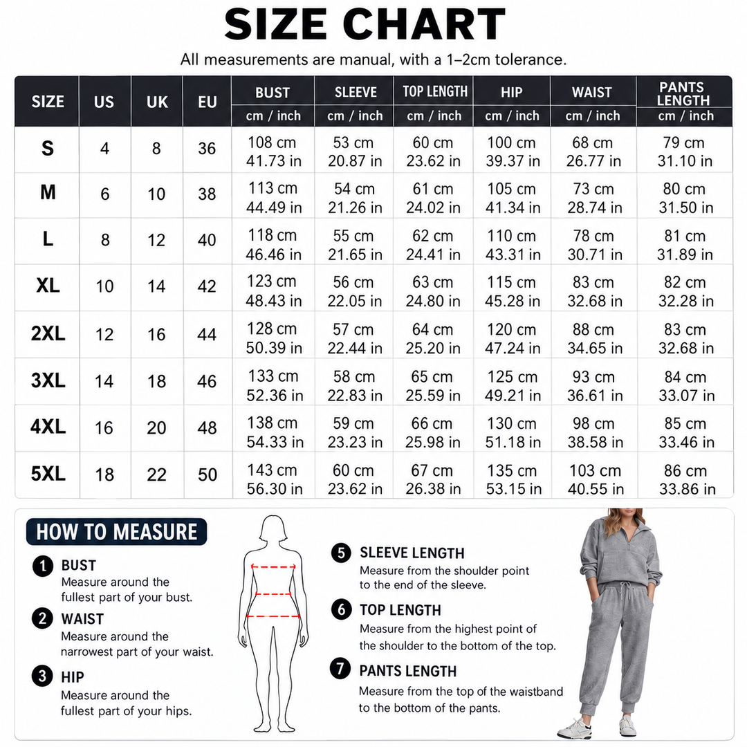 Ribbed Half-Zip Lounge Set