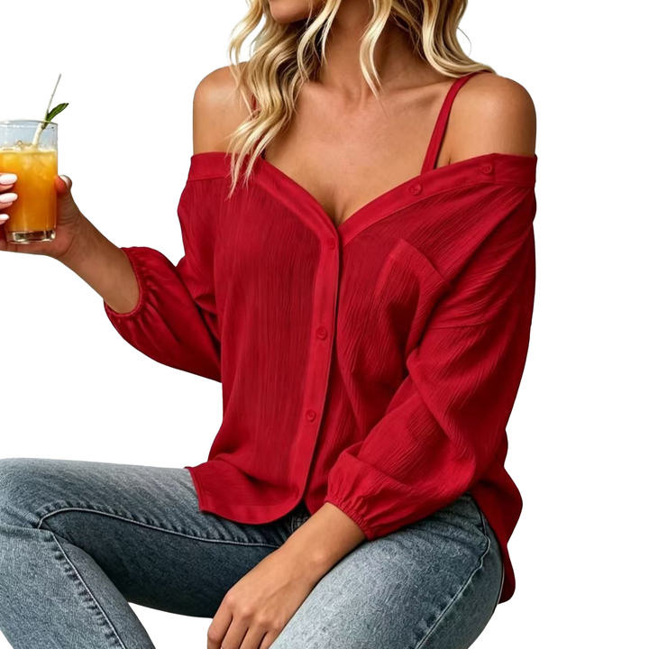 Relaxed One Shoulder Blouse