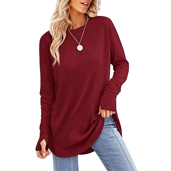Longline Raglan Sleeve Tunic