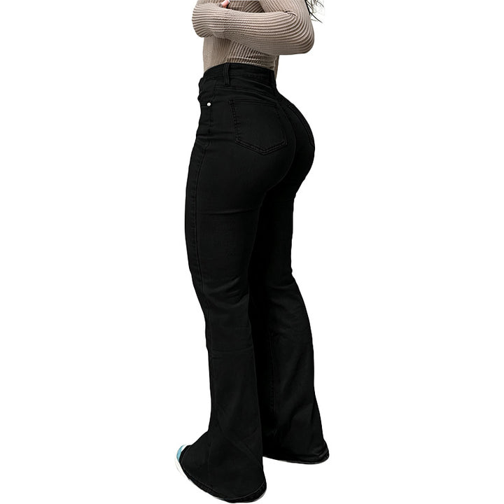 High Waist Flare Leg Jeans