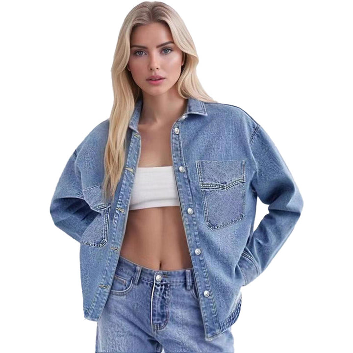 Relaxed Denim Shirt Jacket