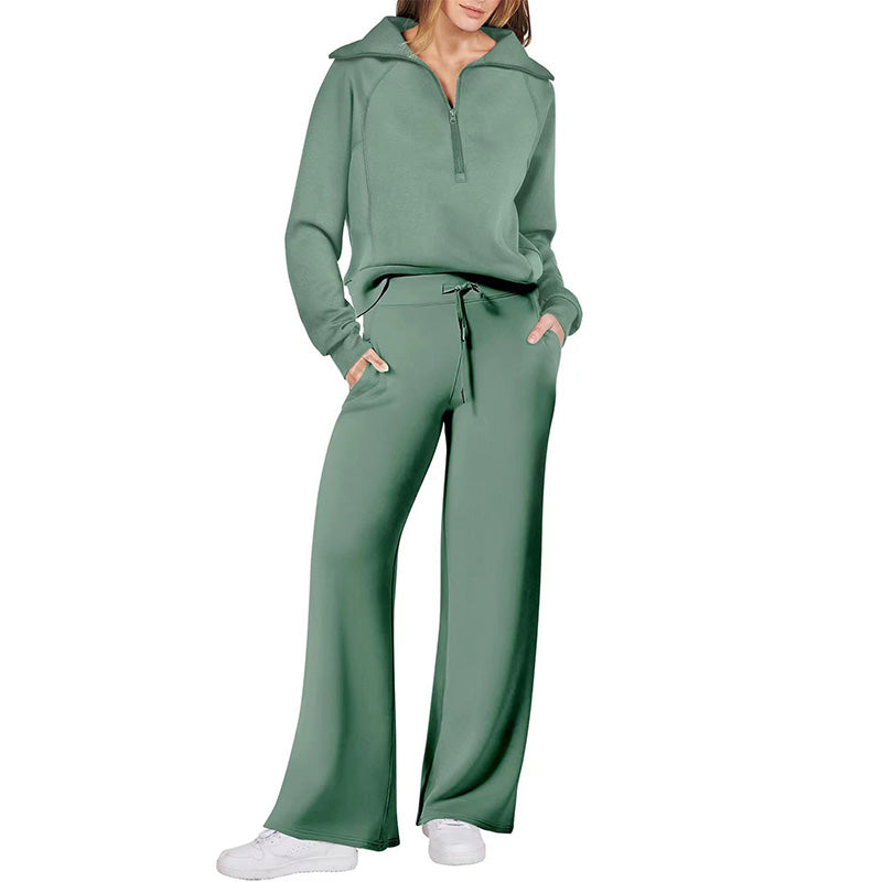 Cozy Half Zip Lounge Set
