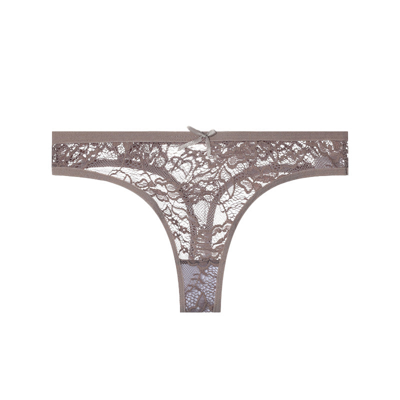 Floral Lace Thong Panties